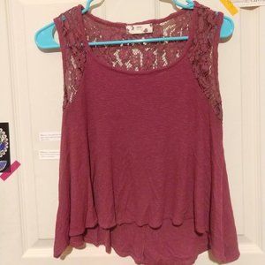 Small Pink Flowy Crop Top